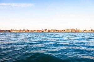 beira-mar de Veneza de zattere foto