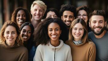 diversidade - pessoas do todos raças e sexos juntos foto