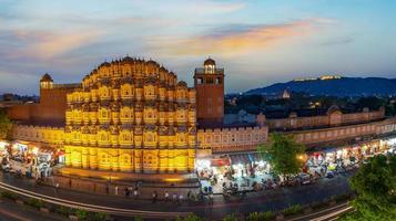 hawa mahal à noite foto