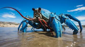 foto do uma yabby debaixo azul céu. generativo ai