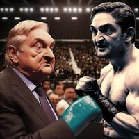 corporativo batalha Adani empreendimento vs George soros foto