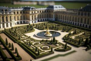 miniatura Visão do a Palácio do versailles dentro França foto