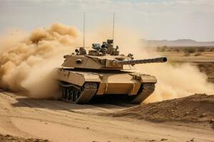 avançado batalha tanque apoiando a exército leopardo tanque vs desafiador u6 foto