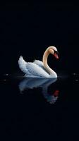 pixelizada cisne dentro foco generativo ai foto