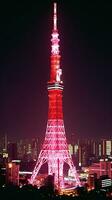 Japão zen Tóquio televisão torre panorama panorama Visão fotografia sakura flores pagode Paz silêncio foto