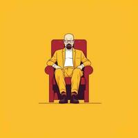 heisenberg walter branco vetor simples ilustração quebra mau obra de arte poster tatuagem foto