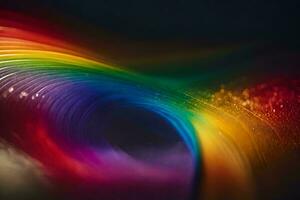 arco Iris luz, abstrato, abstrato arte, abstrato arte, abstrato arte, abstrato arte, abstrato. gerado por IA foto