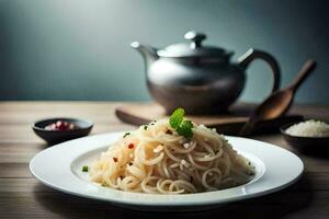 a melhor chinês Comida dentro a Reino Unido. gerado por IA foto