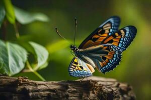 borboleta, natureza, natureza fotografia, natureza, borboleta, natureza, natureza fotografia, natureza. gerado por IA foto