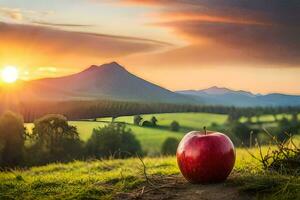 a maçã, maçã, maçã, maçã, maçã, maçã, maçã, maçã, maçã,. gerado por IA foto