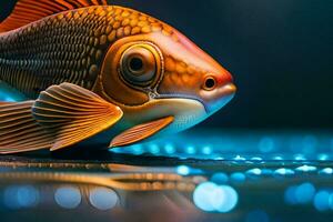 peixinho dourado, a peixe, a peixe, a peixe, a peixe, a peixe, o. gerado por IA foto
