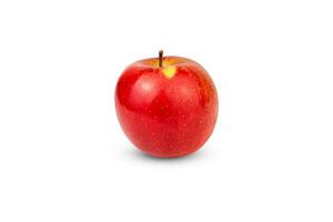 vermelho maçã isolado em branco fundo. fechar-se. foto