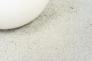 branco pedra fundo. calçada portuguesa. branco seixo pedra textura em a chão. foto