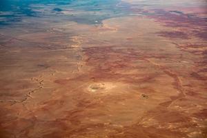 aéreo sobre o grand canyon arizona foto