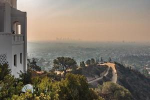 famoso observatório griffith em los angeles california foto