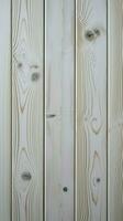 branco madeira fundo adornado com a intrigante de madeira textura borda vertical Móvel papel de parede ai gerado foto