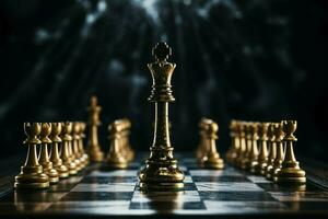 A Formação Estratégica Do Negócio No Rei Do Jogo De Xadrez é Checkmate  Imagem de Stock - Imagem de entretenimento, desafio: 98498453