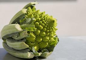 vegetal magnífico, a couve-flor romanesco, madri espanha foto