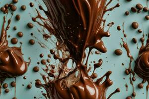 chocolate splash. ai generativo pró foto