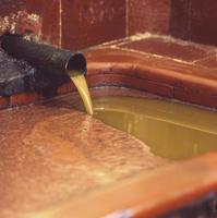 processos de extração de azeite, em lagar em toledo, espanha foto