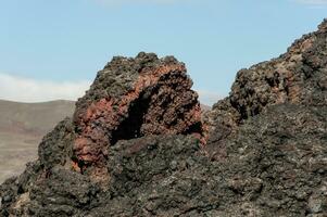 krafla é uma vulcânico sistema com uma diâmetro do aproximadamente 20 quilômetros localizado dentro a região do myvatn, norte Islândia foto