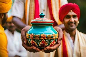 a casamento, mumbai, fotografia, a Casamento brigada. gerado por IA foto