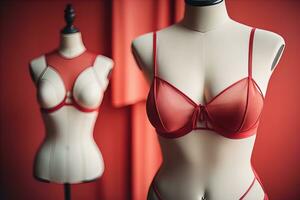 sensual lingerie em uma manequim. ai generativo foto