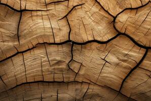 rachado vintage madeira textura fundo. generativo ai foto