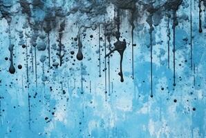 azul cimento textura fundo com aguarela salpicos. generativo ai foto