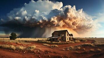 generativo ai, tempestade caçador viagem foto