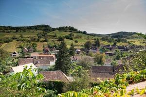 igreja fortificada biertana, na transilvânia, romênia. 2020, foto