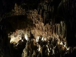 detalhe do cavernas dentro a serra de mira d'aire, dentro Portugal foto