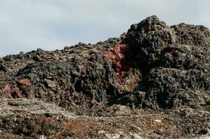 krafla é uma vulcânico sistema com uma diâmetro do aproximadamente 20 quilômetros localizado dentro a região do myvatn, norte Islândia foto