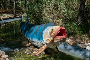 dino parque, dinossauro tema parque dentro Lourinha, Portugal foto