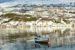 inverno panorama montanhas com neve foto