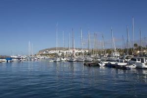 barcos a vela no porto de gran canaria foto