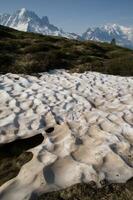 panorama do a francês Alpes foto