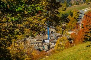 paysage des Alpes Suisse en Automne foto