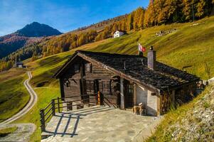 paysage des Alpes Suisse en Automne foto