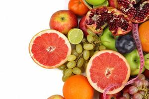 mistura de frutas de comida orgânica vegetariana