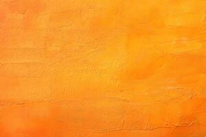 sujo e resistido laranja concreto parede fundo textura. ai gerado foto