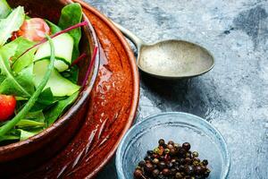 saudável vegano salada foto