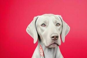 foto do weimaraner cachorro. ai generativo pró foto