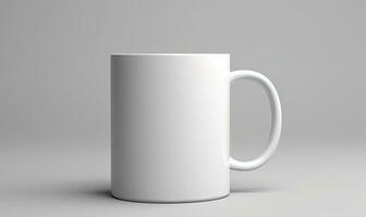 em branco branco caneca brincar, ai generativo foto