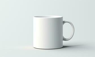 em branco branco caneca brincar, ai generativo foto