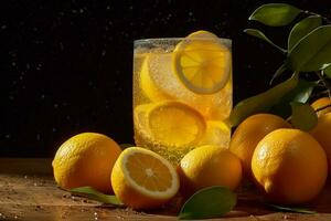 citrino refrigerante imagem hd foto