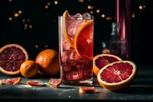 dieta Coca com picante sangue laranja foto