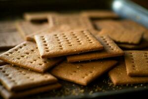 Graham biscoitos imagem hd foto