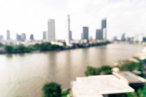 borrão abstrato cidade de Bangkok na Tailândia foto