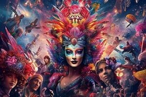 carnaval poster imagem hd foto